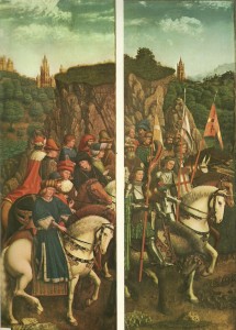 Jan Van Eyck: Il polittico di Gand - I giudici integri